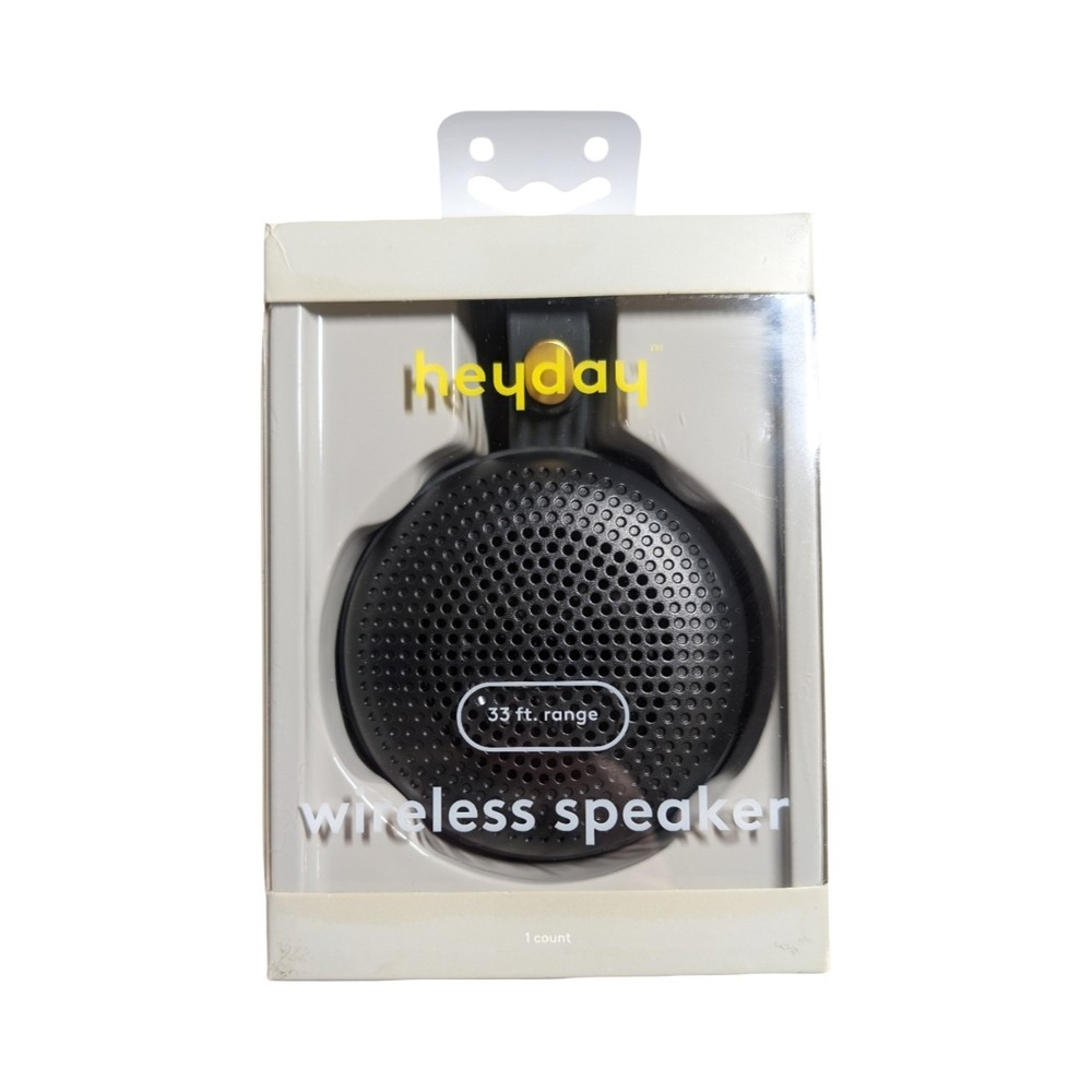 Cc6-O Heyday Wireless Bluetooth Speaker  33 Foot Range  Water Resistant Black